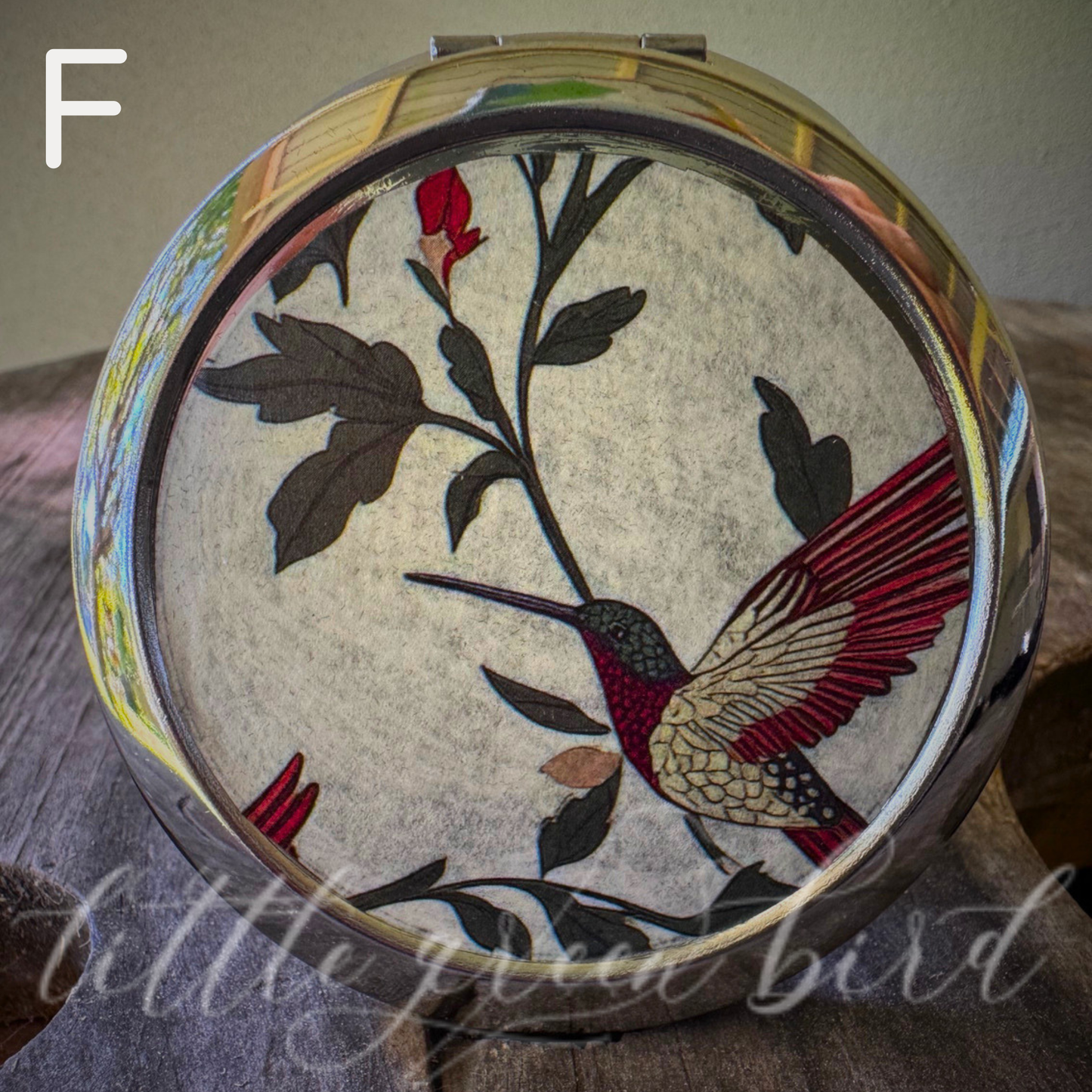 Vintage Beauty Compact Mirror